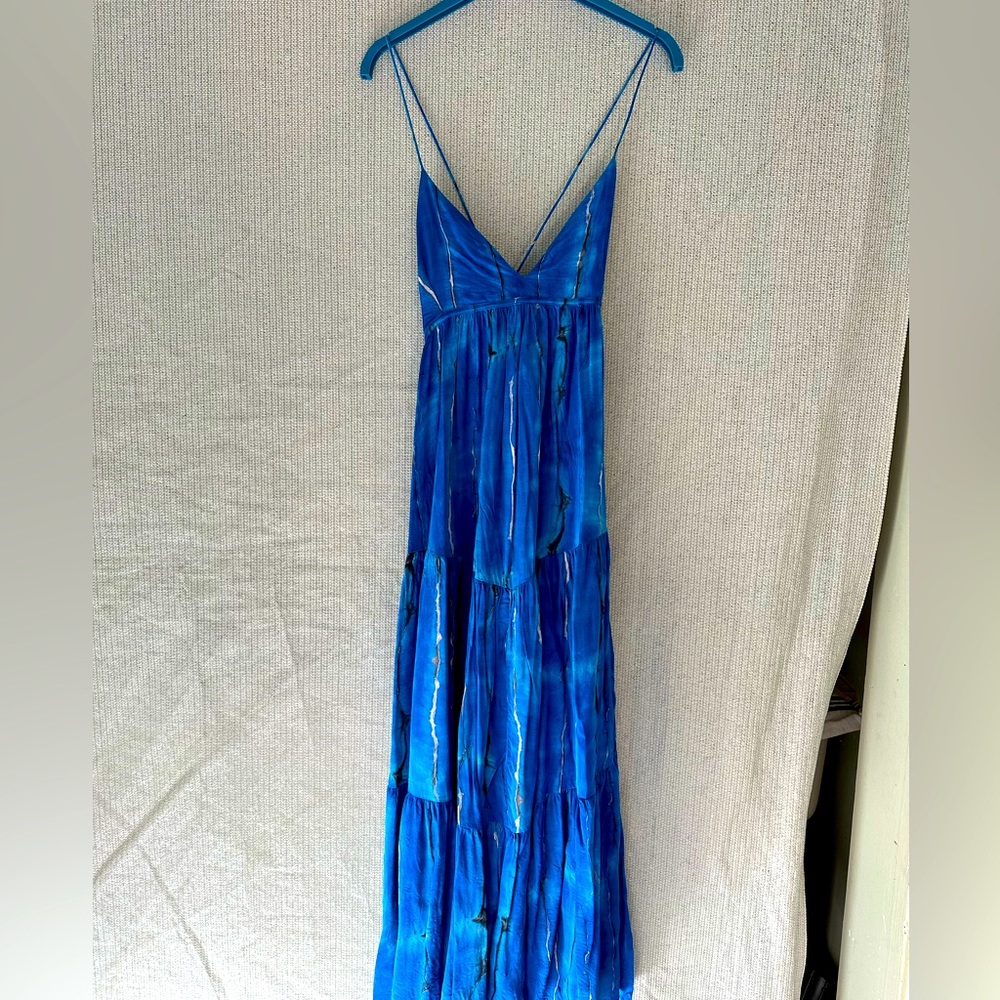 Kings Csilla long dress in cobalt blue, size 8/4